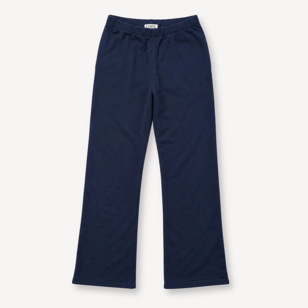 terne Straight Leg Sweatpant in Navy